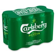 Danish Pilsner Beer Can 8x500ml Carlsberg